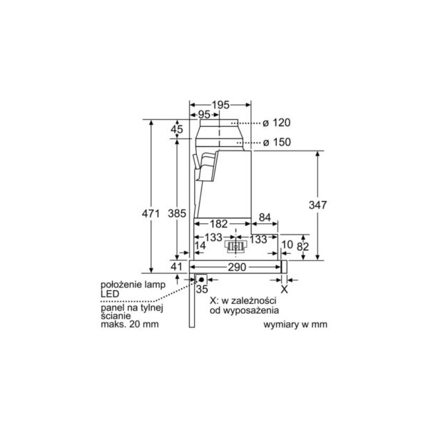 04-1 Okap teleskopowy Siemens LI 97RA530 90 cm