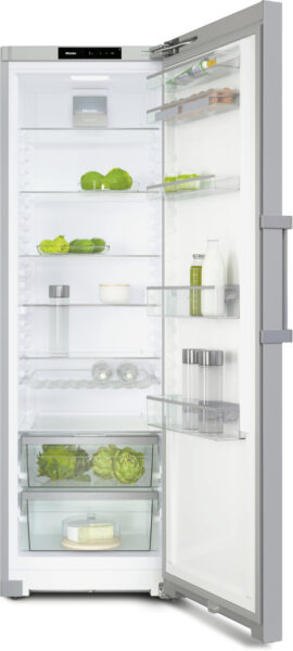 e02-2 Wolnostojąca chłodziarka z DailyFresh i extra Komfort KS 4783 Stal szlachetna CleanSteel Miele