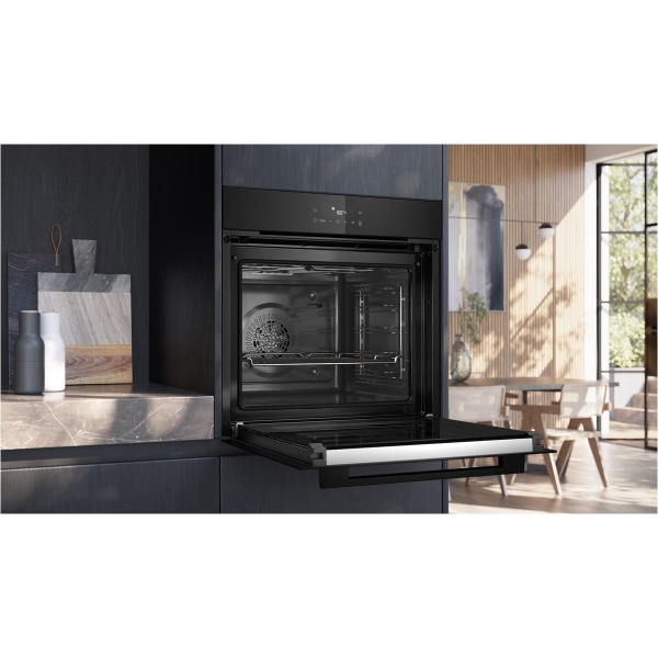 hb272abb3-iq300-piekarnik-do-zabudowy-60-x-60-cm-deep-black-inox-3 Piekarnik Siemens HB272ABB3 do zabudowy iQ300 60 x 60 cm Deep black inox