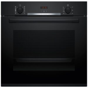 Piekarnik do zabudowy z funkcją pary Bosch HQA334EB4 Serie 4 (60 × 60 cm, czarny)