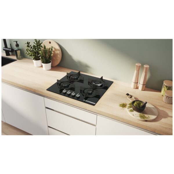 bosch-serie-6-plyta-gazowa-60-cm-szklo-hartowane-czarny-pph6a6i10-04 Płyta gazowa Bosch PPH6A6I10 Serie 6 (60 cm, szkło hartowane, czarna)