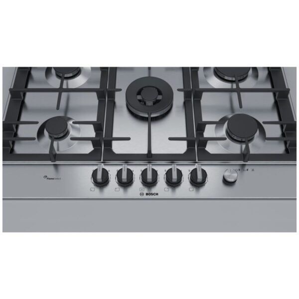 bosch-serie-6-plyta-gazowa-75-cm-stal-szlachetna-PCQ7A5M90-02 PŁYTA GAZOWA Z INTEGRALNYM STEROWANIEM PCQ7A5M90