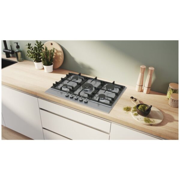 bosch-serie-6-plyta-gazowa-75-cm-stal-szlachetna-pcq7a5i90-04 Płyta gazowa Bosch PCQ7A5I90 Serie 6 (75 cm, stal szlachetna)