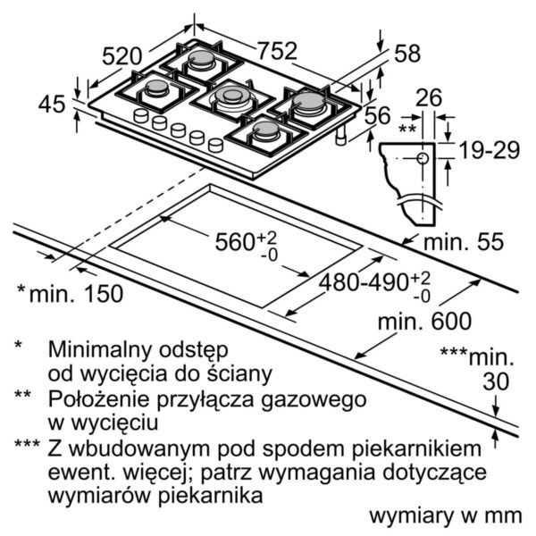 bosch-serie-6-plyta-gazowa-75-cm-szklo-hartowane-czarny-ppq7a6i40-12 Płyta gazowa Bosch PPQ7A6I40 Serie 6 (75 cm, szkło hartowane, czarna)
