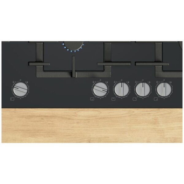 bosch-serie-6-plyta-gazowa-90-cm-szklo-hartowane-czarny-ppm9a6i40-02 Płyta gazowa Bosch PPM9A6I40 Serie 6 (90 cm, szkło hartowane, czarna)