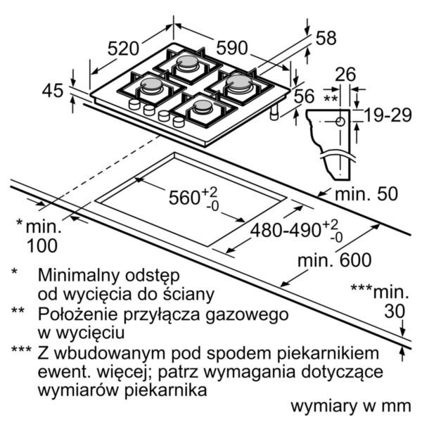 bosch-serie-8-plyta-gazowa-60-cm-szklo-hartowane-czarny-prp6a6h40-12 Płyta gazowa Bosch PRP6A6H40 Serie 8 (60 cm, szkło hartowane, czarna)