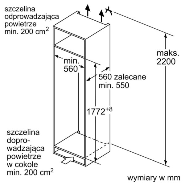 siemens-iq500-lodowka-zabudowy-177-5-x-56-cm-zawias-plaski-z-soft-close-ki82ladd0-07 Chłodziarko-zamrażarka Siemens iQ500 KI82LADD0 do zabudowy 60 cm