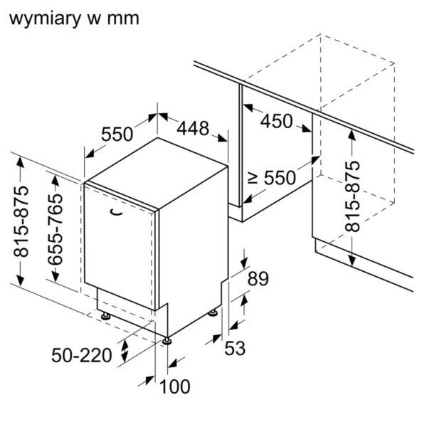 siemens-zmywarka-do-zabudowy-SR73EX25ME-05 Zmywarka Siemens iQ300 SR73EX25ME do zabudowy 45 cm
