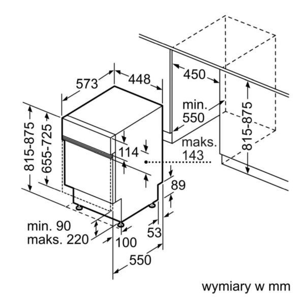 siemens-iq300-zmywarka-do-zabudowy-z-panelem-45-cm-stal-szczotkowana-sr53es25ke-09 Zmywarka do zabudowy z panelem Siemens SR53ES25KE iQ300 45 cm stal szczotkowana