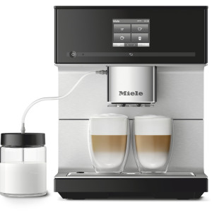 Wolnostojący ekspres do kawy Z funkcją OneTouch for Two CM 7350 CoffeePassion ObsidianBlack Miele
