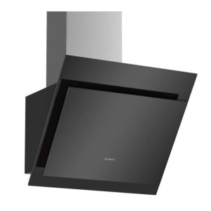 OKAP NAŚCIENNY 60CM CZARNE SZKŁO DWK67CM60