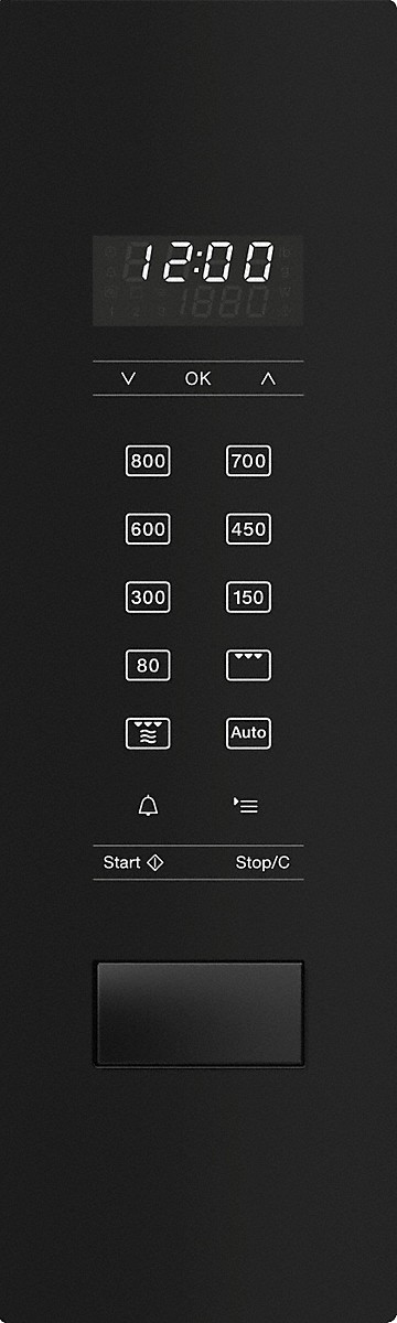 Kuchnia mikrofalowa do zabudowy M 2234 SC ObsidianBlack Miele - obrazek 3