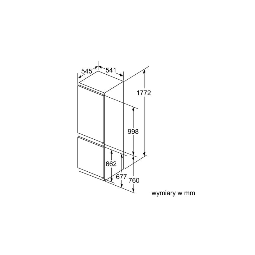 LODÓWKA Bosch KIN 86KS30 - obrazek 2