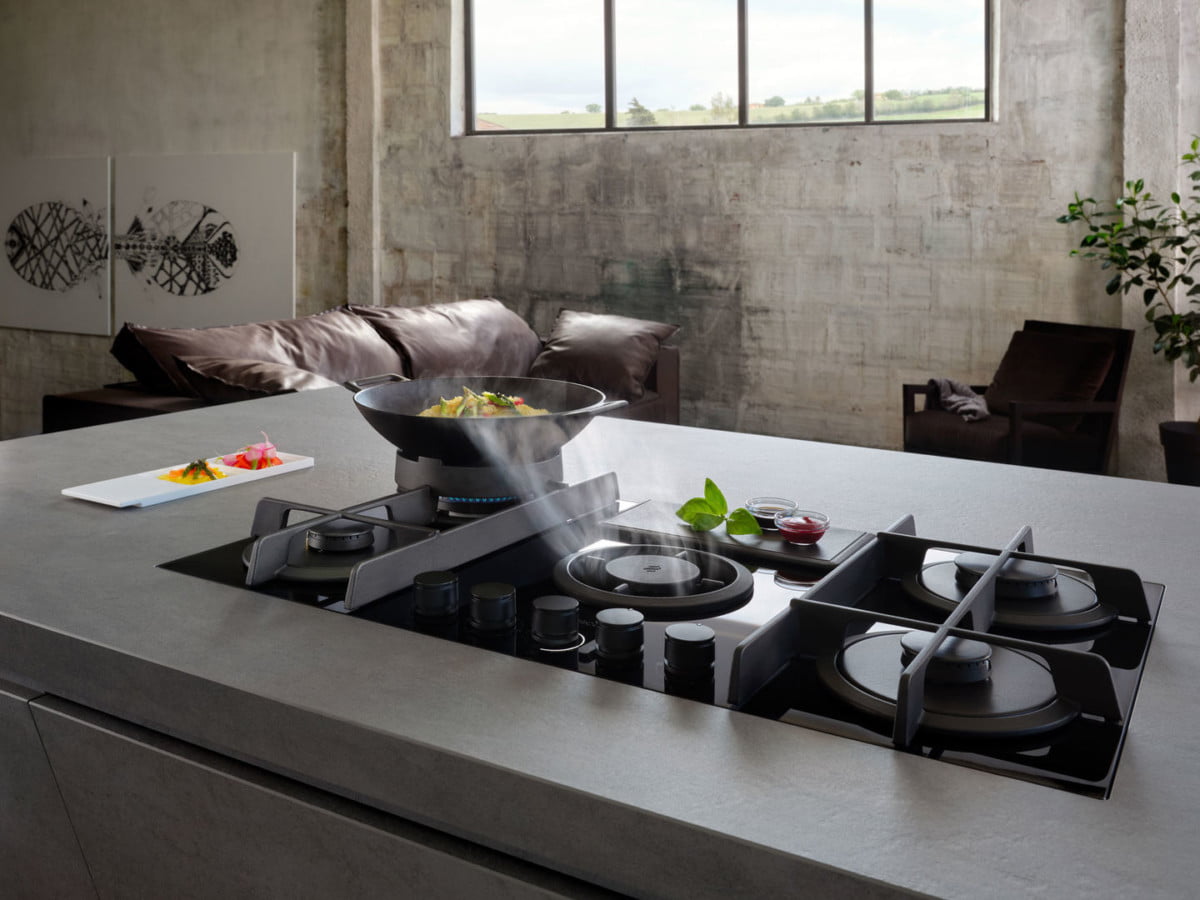 PŁYTA GAZOWA NIKOLATESLA FLAME GR/A/88 SZARE SZKŁO PRF0147743A POCHŁANIACZ - obrazek 3