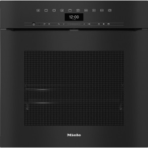 Piekarnik do zabudowy z pyrolizą bezuchwytowy H 7464 BPX ObsidianBlack Miele