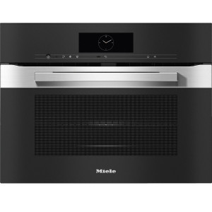 Piekarnik do zabudowy z kuchnią mikrofalową H 7840 BM CleanSteel Miele