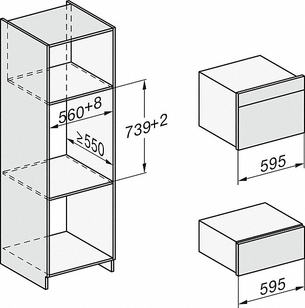 Urządzenie do gotowania na parze z kuchnią mikrofalową DGM 7840 GraphitGrey Miele - obrazek 2