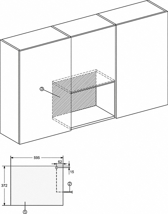 Kuchnia mikrofalowa do zabudowy M 2230 SC Miele - obrazek 2
