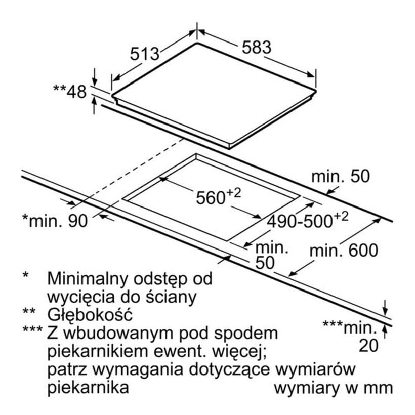 Płyta ceramiczna Siemens ET 645FNP1E 60 cm iQ300 - obrazek 4