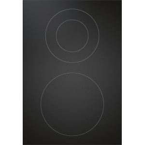 BORA Pro płyta grzewcza Hyper PKCH3AB, 1 pierścień/2 pierścienie All Black