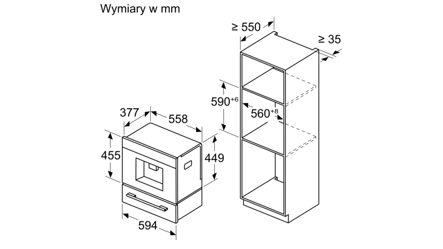 Ekspres ciśnieniowy do zabudowy BOSCH Serie 8 CTL7181W0 - obrazek 5
