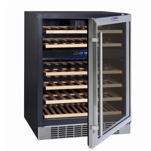 WINIARKA NA 46 BUTELEK DWUSTREFOWA WOLNOSTOJĄCA CVDE46-2