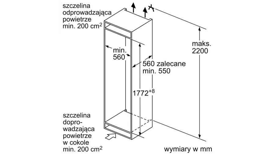 Chłodziarko-zamrażarka KIV87NSE0 Bosch - obrazek 11