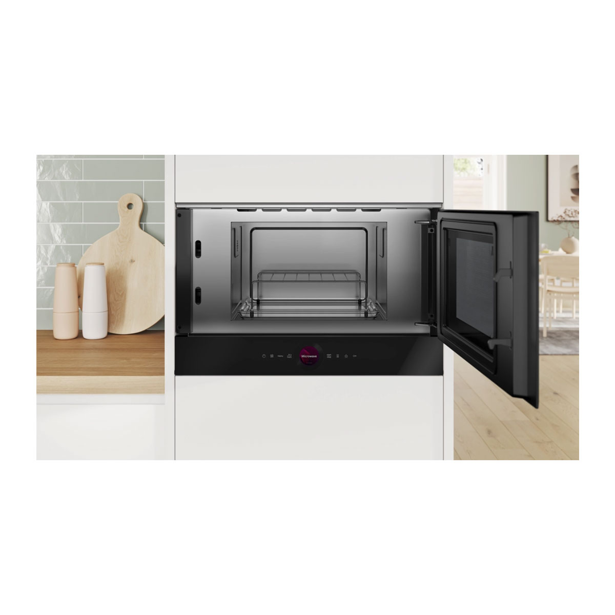 Kuchnie mikrofalowe 38cm Bosch BER7321B1 Serie 8 do zabudowy - obrazek 4