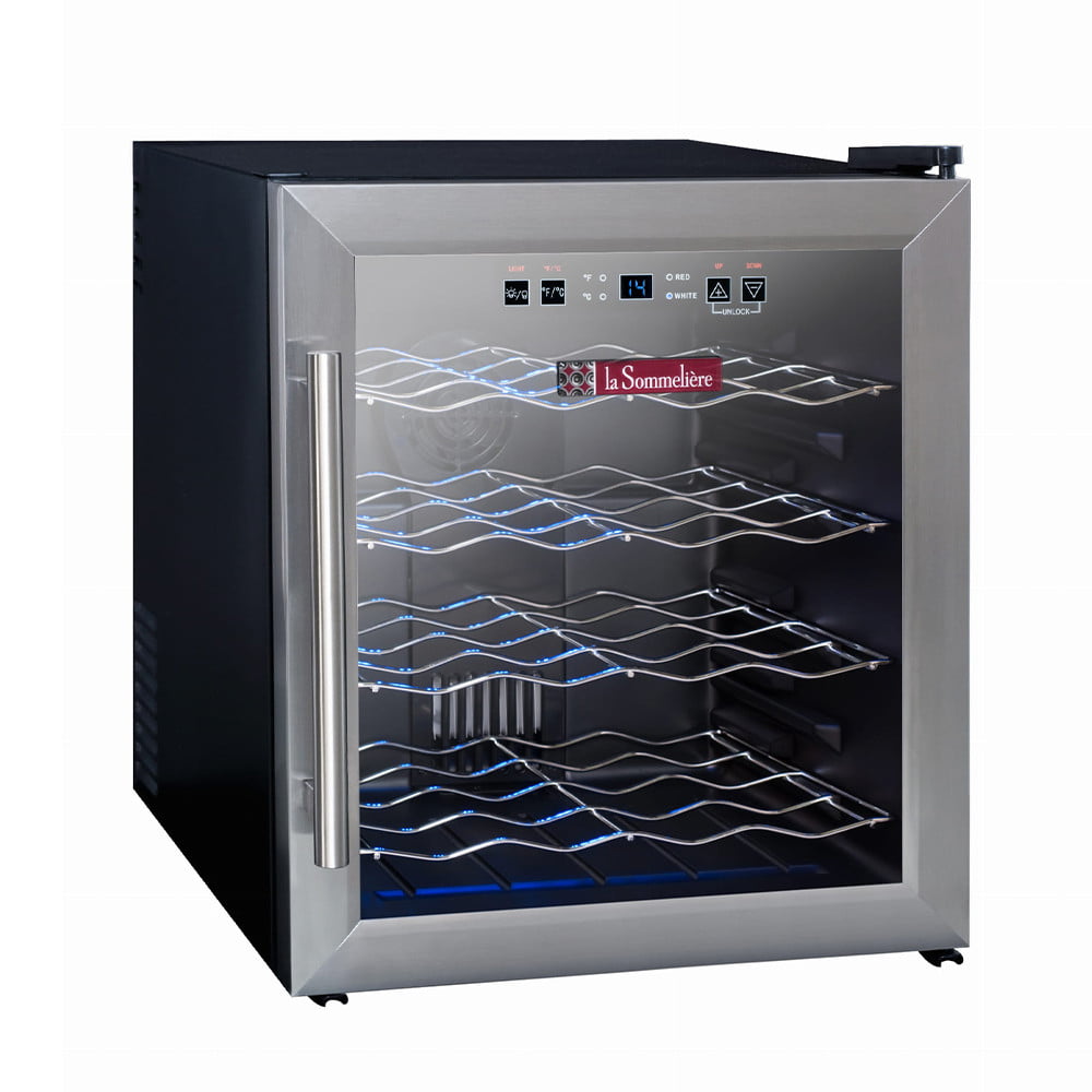 WINIARKA WOLNOSTOJĄCA LS16 OUTLET - OUTLET - ZADRAPANE DRZWI - 100% SPRAWNA - obrazek 3