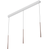 Lampa wiszaca BORA Stars LSLRG w potrojnym ukladzie liniowym rozowe zloto 100x100 sqt