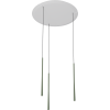 Lampa wiszaca BORA Stars LSZMG w potrojnym ukladzie okraglym butelkowa zielen 100x100 sqt