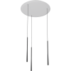 Lampa wiszaca BORA Stars LSZSW w potrojnym ukladzie okraglym czern 100x100 sqt