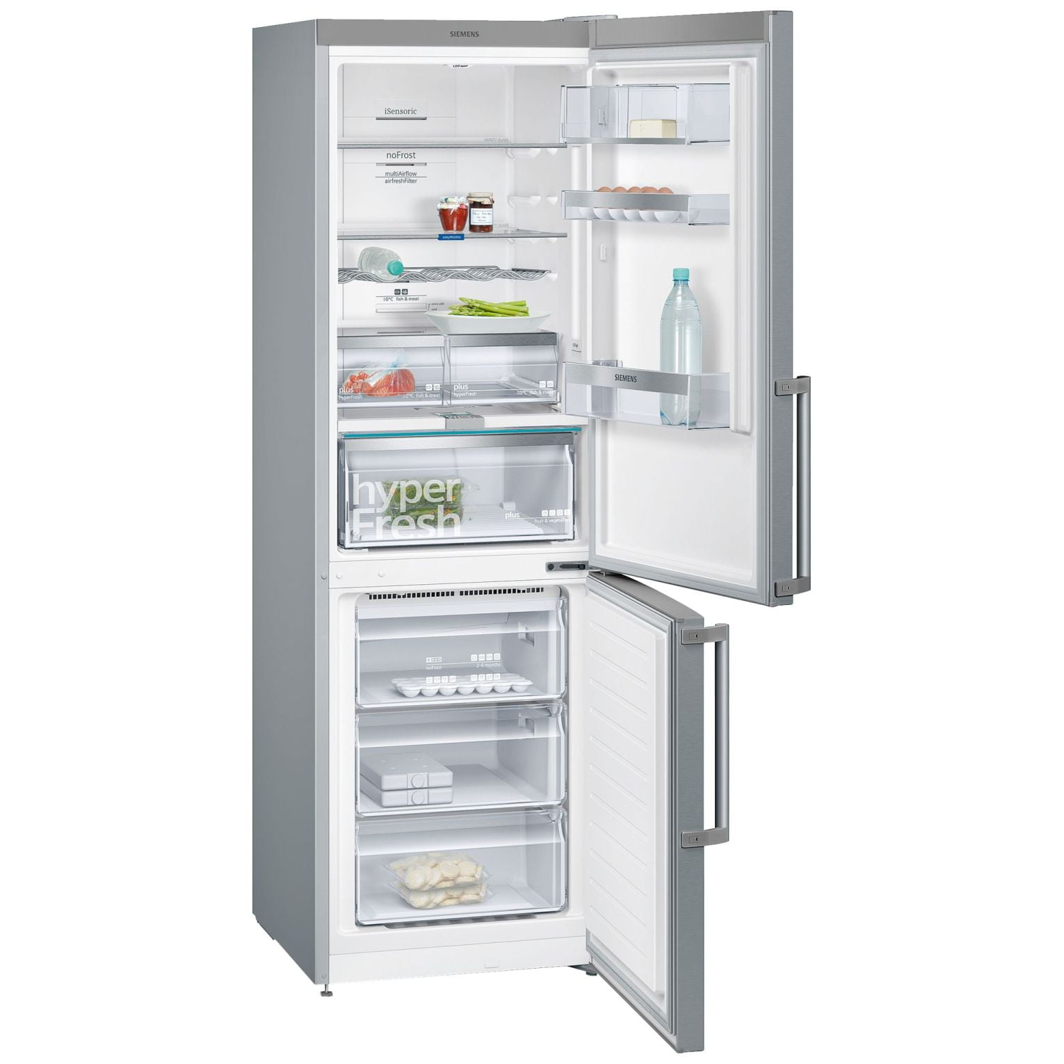 LODÓWKA Z DOLNYM ZAMRAŻALNIKIEM, FULL NOFROST, HYPERFRESH KG36NAI35 - obrazek 4