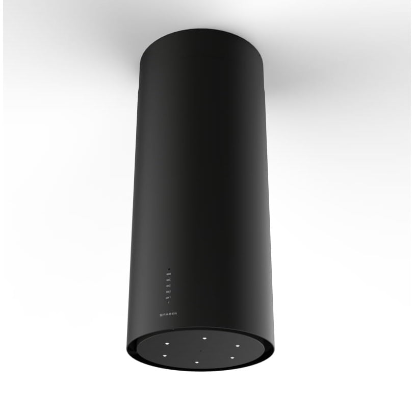 Okap wyspowy CYLINDRA ISOLA PLUS PLUS BK MATT 37