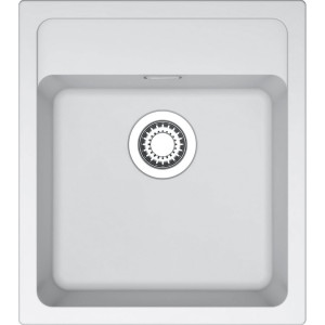 ZLEWOZMYWAK WBUDOWYWANY FRAGRANIT+ MYTHOS MTG 610 GRAFITOWY, BIAŁY