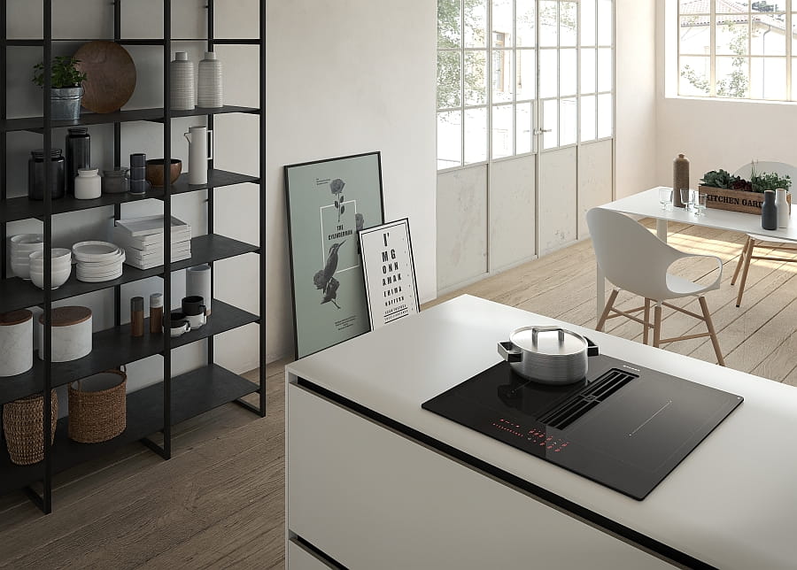 Wyciąg zintegrowany z płyta indukcyjną GALILEO SMART 600 BK 600 - obrazek 6