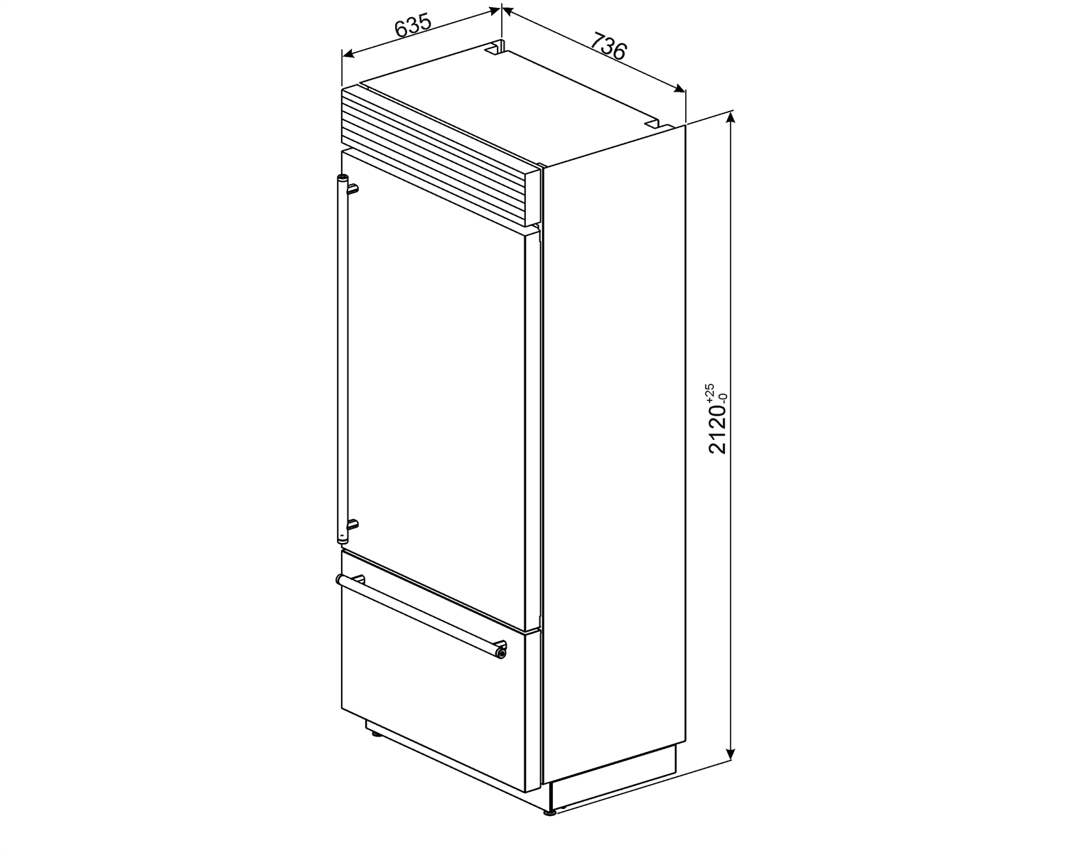 LODÓWKA WOLNOSTOJĄCA SMEG RF376RSIX 2 LODÓWKA WOLNOSTOJĄCA SMEG RF376RSIX - obrazek 2