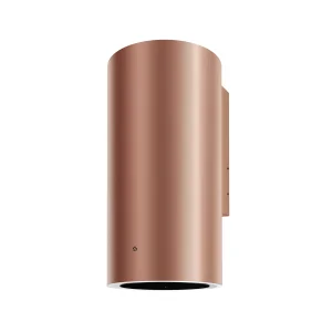 OKAP PRZYŚCIENNY TUBUS ROSE GOLD STEEL ⌀ 38 CIARKO CDP3801RS