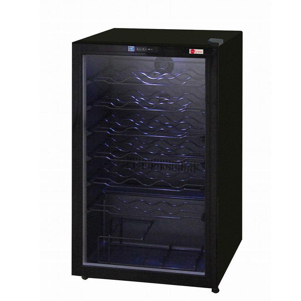 WINIARKA WOLNOSTOJĄCA JEDNOSTREFOWA NA 48 BUTELEK VN50 - PORYSOWANY BOK