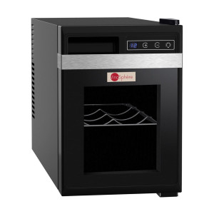 WINIARKA CZARNA WOLNOSTOJĄCA 6 BUTELEK VN6K