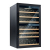 Winiarka czarna Dwustrefowa wolnostojaca na 66 butelek BRGSW66L 100x100 sqt