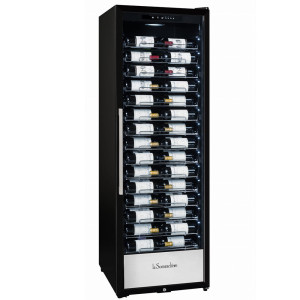 WINIARKA CZARNA WOLNOSTOJĄCA NA 152 BUTELEK PF160 - USZKODZONE OPAKOWANIE