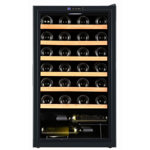 WINIARKA CZARNA WOLNOSTOJĄCA NA 48 BUTELEK CVD50 - WYPRZEDAŻ