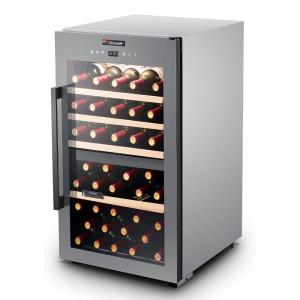 WINIARKA WOLNOSTOJĄCA DWUSTREFOWA NA 56 BUTELEK CLS56MT