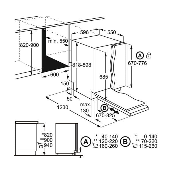 ZMYWARKA DO ZABUDOWY AEG FSK83717P - obrazek 9