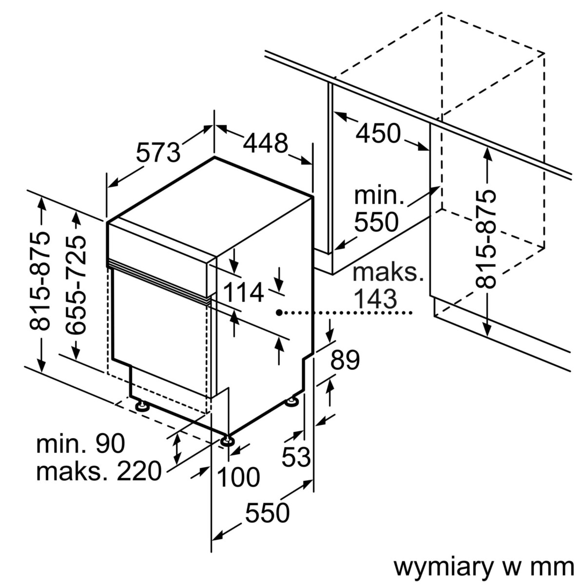 Zmywarka do zabudowy SPI4HMS49E Bosch Serie 4 - obrazek 7
