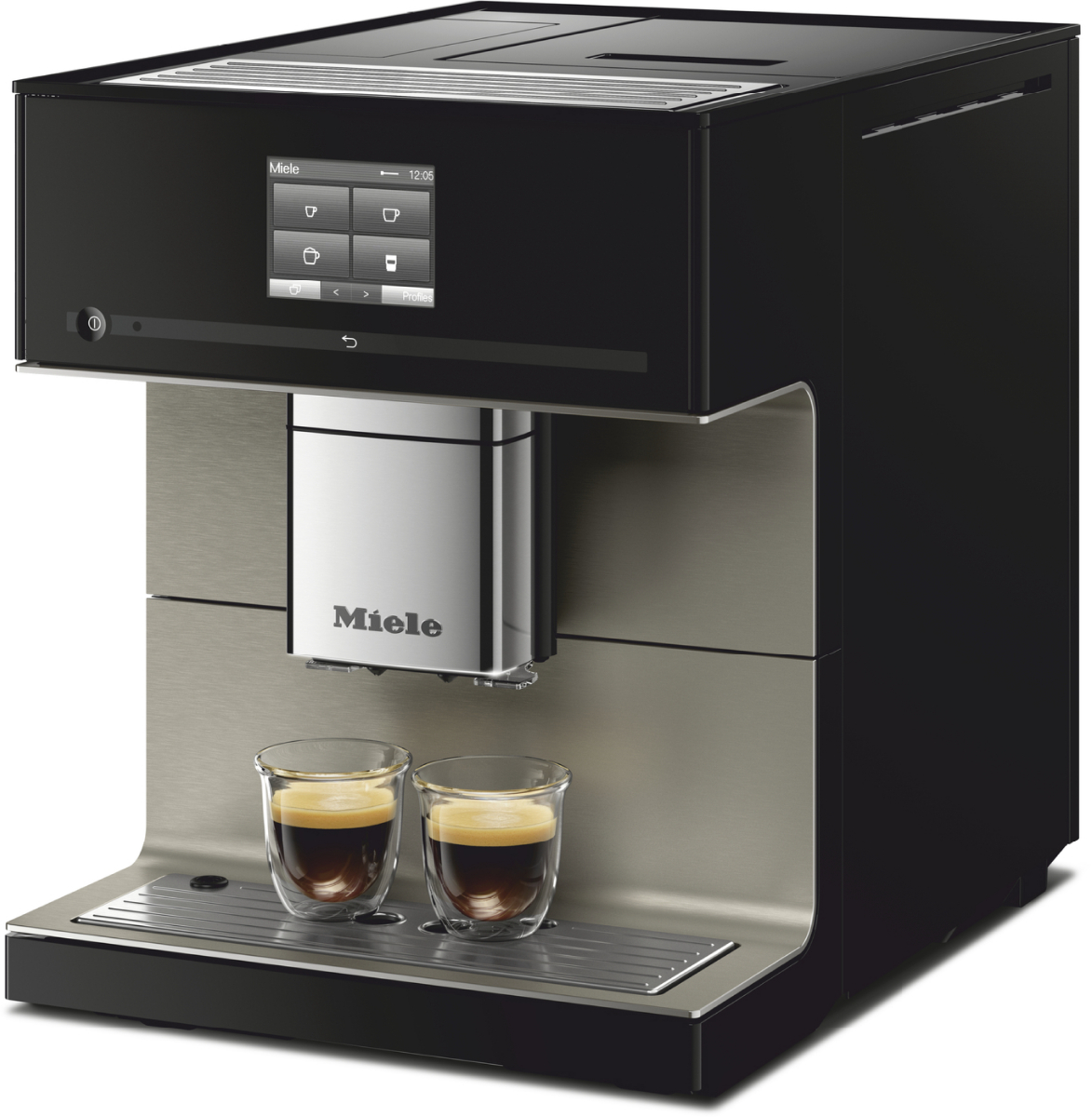 Wolnostojący ekspres do kawy Z funkcją OneTouch for Two CM 7550 CoffeePassion ObsidianBlack Miele - obrazek 4