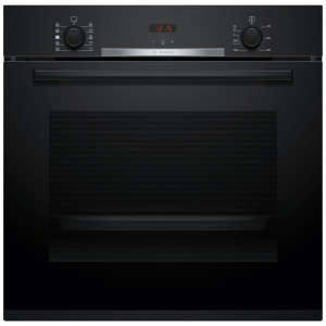 Piekarnik do zabudowy z funkcją pary Bosch HQA334EB4 Serie 4 (60 × 60 cm, czarny)