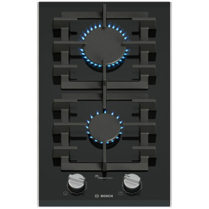 Płyta gazowa Bosch Domino PRB3A6I40 Serie 8 (30 cm, szkło ceramiczne, czarna)