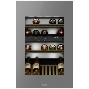 Chłodziarka na wino do zabudowy MIELE KWT 6422 iG-1 Graphitgrey (szkło)